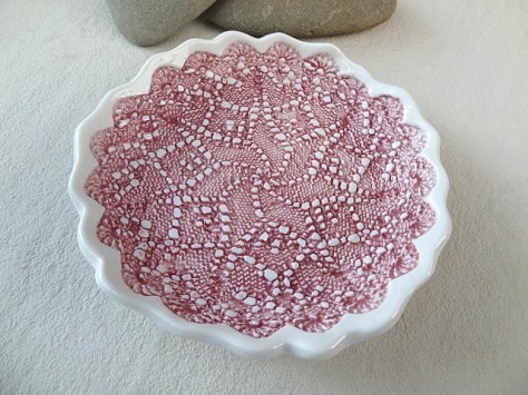 Large doily bowl_red_1